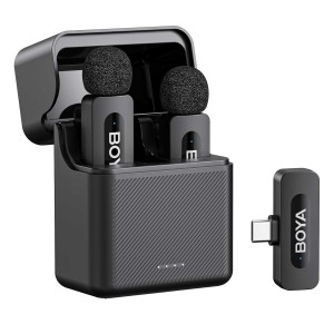 میکروفون یقه ای بی سیم بویا مدل V30 رابط Type C